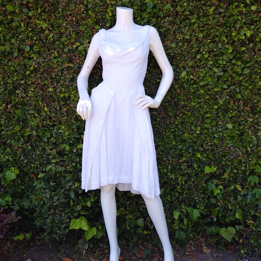 Vivienne Westwood White Sunday Dress size 40 only